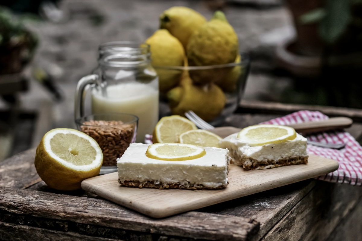 CHEESECAKE CITRON AU LAIT D’ÉPEAUTRE BIO